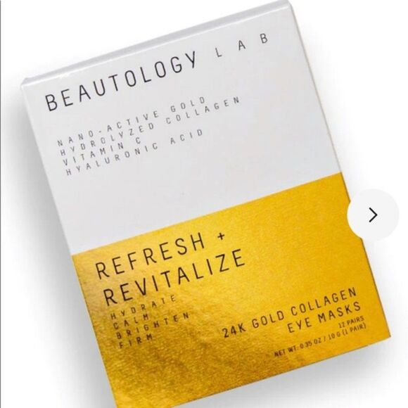 Beautology Lab 24K Gold Collagen Eye Masks 12 Pairs New in Box - Picture 1 of 10